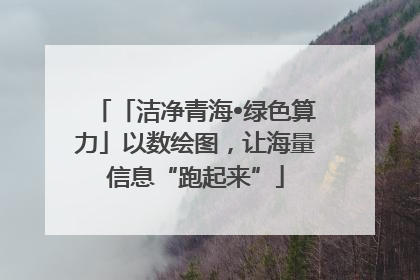 「洁净青海•绿色算力」以数绘图，让海量信息“跑起来”
