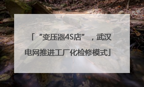 “变压器4S店”，武汉电网推进工厂化检修模式