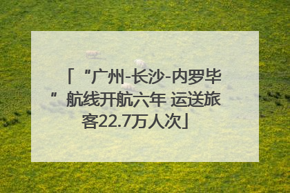 “广州-长沙-内罗毕”航线开航六年 运送旅客22.7万人次