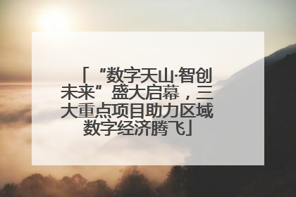 “数字天山·智创未来”盛大启幕，三大重点项目助力区域数字经济腾飞