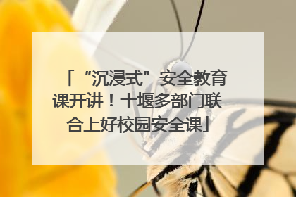 “沉浸式”安全教育课开讲！十堰多部门联合上好校园安全课