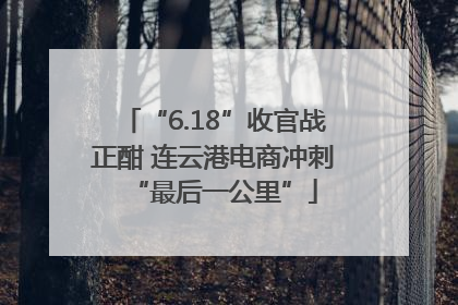 “6.18”收官战正酣 连云港电商冲刺“最后一公里”
