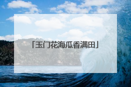 玉门花海瓜香满田