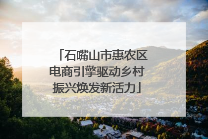 石嘴山市惠农区电商引擎驱动乡村振兴焕发新活力