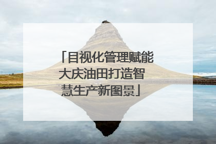 目视化管理赋能 大庆油田打造智慧生产新图景