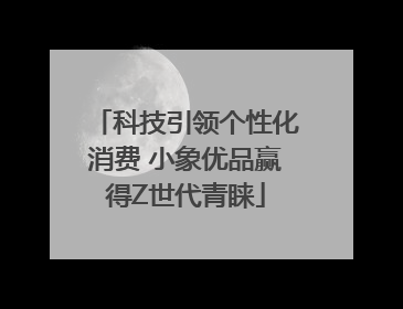 科技引领个性化消费 小象优品赢得Z世代青睐