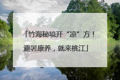 竹海秘境开“凉”方！避暑康养，就来桃江