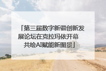 第三届数字新疆创新发展论坛在克拉玛依开幕 共绘AI赋能新图景