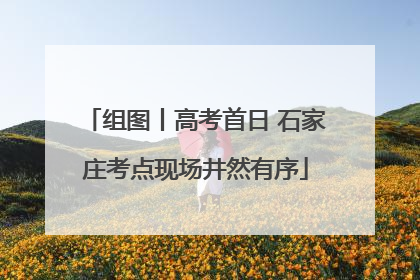 组图丨高考首日 石家庄考点现场井然有序