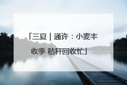三夏｜通许：小麦丰收季 秸秆回收忙