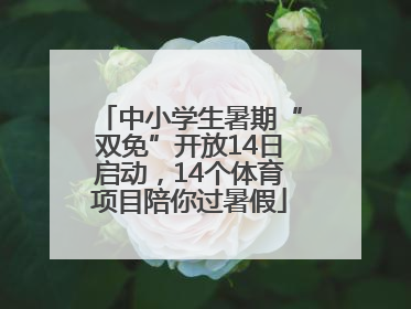 中小学生暑期“双免”开放14日启动，14个体育项目陪你过暑假