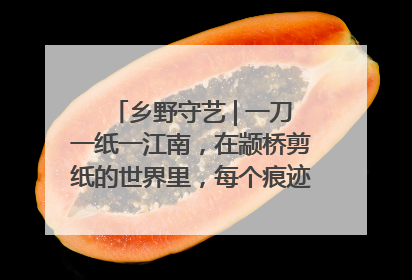 乡野守艺 | 一刀一纸一江南，在颛桥剪纸的世界里，每个痕迹都刻着水乡的柔情