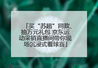 买“苏超”同款、抽万元礼包 京东运动采销直播间带你现场沉浸式看球赛