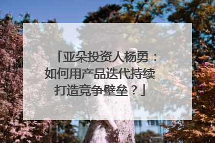亚朵投资人杨勇：如何用产品迭代持续打造竞争壁垒？