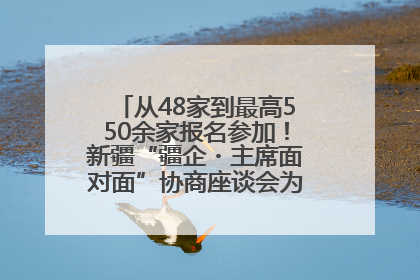从48家到最高550余家报名参加！新疆“疆企・主席面对面”协商座谈会为何如此受欢迎？
