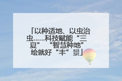 以种适地、以虫治虫……科技赋能“三夏” “智慧种地”绘就好“丰”景