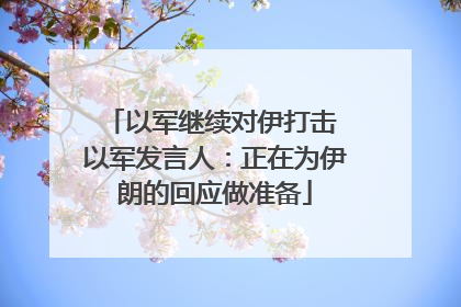 以军继续对伊打击 以军发言人：正在为伊朗的回应做准备