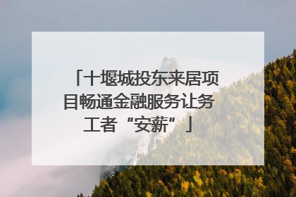 十堰城投东来居项目畅通金融服务让务工者“安薪”