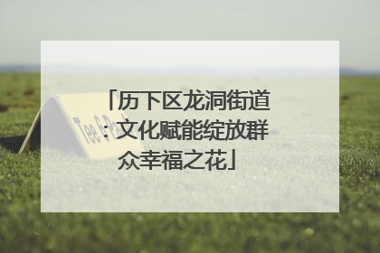 历下区龙洞街道：文化赋能绽放群众幸福之花