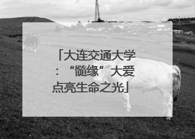 大连交通大学：“髓缘”大爱点亮生命之光