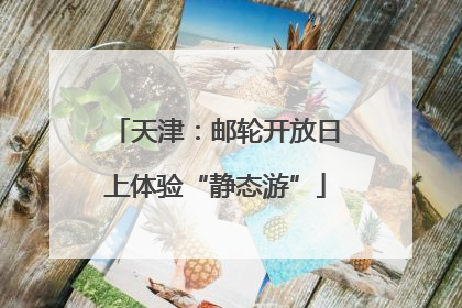 天津：邮轮开放日上体验“静态游”
