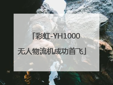 彩虹-YH1000无人物流机成功首飞
