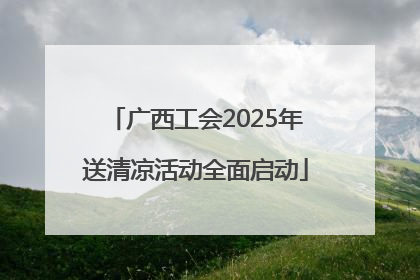 广西工会2025年送清凉活动全面启动