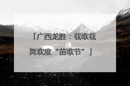广西龙胜：载歌载舞欢度“苗歌节”