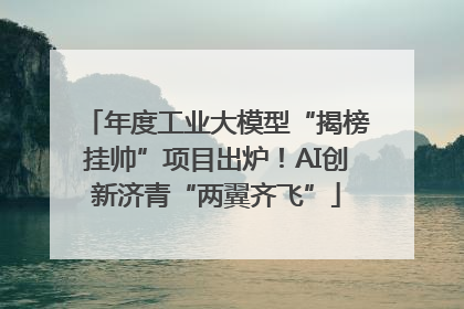 年度工业大模型“揭榜挂帅”项目出炉！AI创新济青“两翼齐飞”
