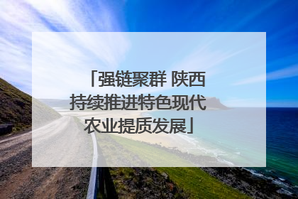 强链聚群 陕西持续推进特色现代农业提质发展