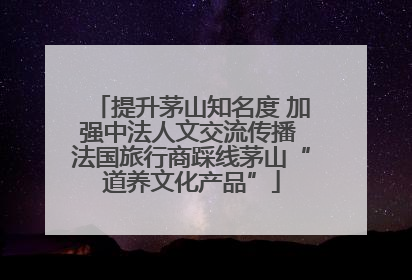 提升茅山知名度 加强中法人文交流传播 法国旅行商踩线茅山“道养文化产品”