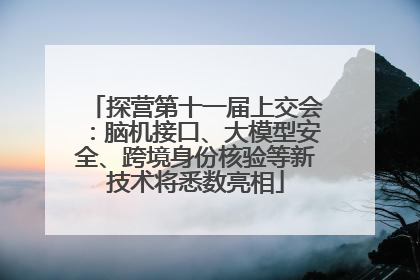 探营第十一届上交会：脑机接口、大模型安全、跨境身份核验等新技术将悉数亮相