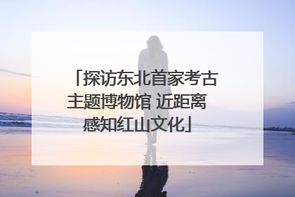探访东北首家考古主题博物馆 近距离感知红山文化