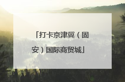 打卡京津冀（固安）国际商贸城