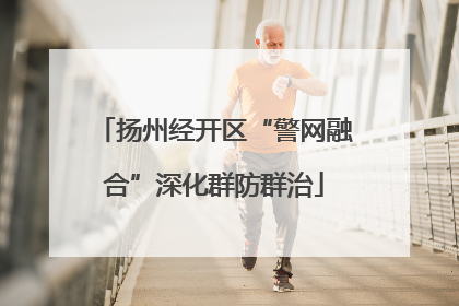 扬州经开区“警网融合”深化群防群治