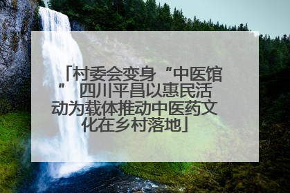村委会变身“中医馆” 四川平昌以惠民活动为载体推动中医药文化在乡村落地