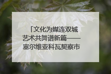 文化为媒连双城 艺术共舞谱新篇——塞尔维亚科瓦契察市代表团访问日照