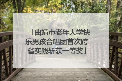 曲靖市老年大学快乐男孩合唱团首次跨省实践斩获一等奖