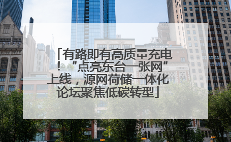 有路即有高质量充电！“点亮东台一张网”上线，源网荷储一体化论坛聚焦低碳转型