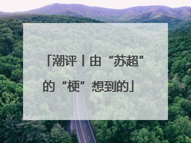 潮评丨由“苏超”的“梗”想到的