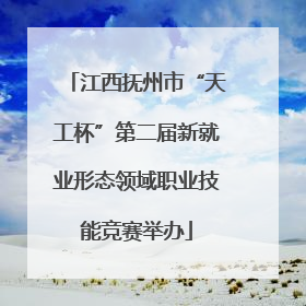 江西抚州市“天工杯”第二届新就业形态领域职业技能竞赛举办