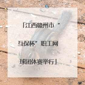 江西赣州市“互保杯”职工网球团体赛举行