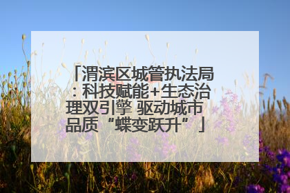 渭滨区城管执法局：科技赋能+生态治理双引擎 驱动城市品质“蝶变跃升”