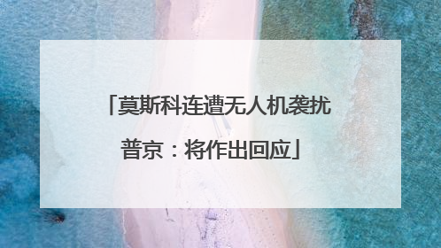 莫斯科连遭无人机袭扰 普京：将作出回应