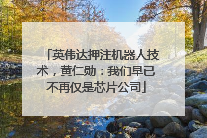 英伟达押注机器人技术，黄仁勋：我们早已不再仅是芯片公司
