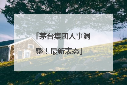 茅台集团人事调整！最新表态
