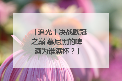 追光丨决战欧冠之巅 慕尼黑的啤酒为谁满杯？