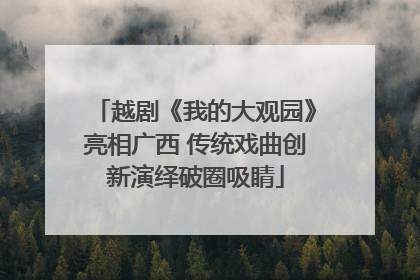 越剧《我的大观园》亮相广西 传统戏曲创新演绎破圈吸睛