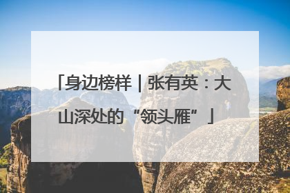 身边榜样｜张有英：大山深处的“领头雁”