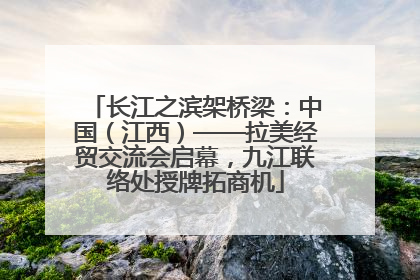长江之滨架桥梁：中国（江西）——拉美经贸交流会启幕，九江联络处授牌拓商机